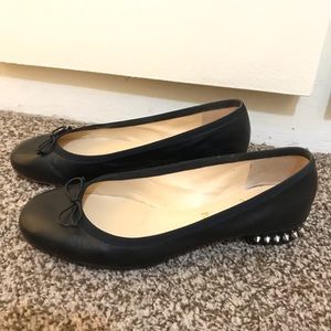 Christian Louboutin La Massine Spikes Flats 38.5